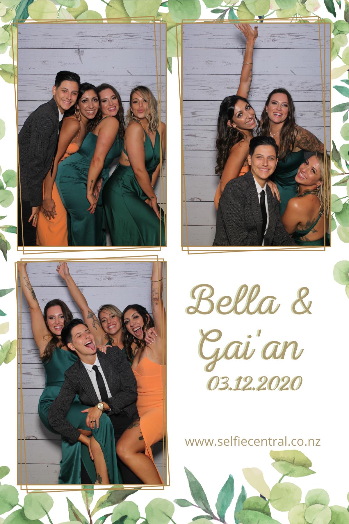 Bella & Gai'an's wedding | View more photos from the event at gallery.photobooth.co.nz/u/SelfieCentral/Bella-Gaians-wedding
